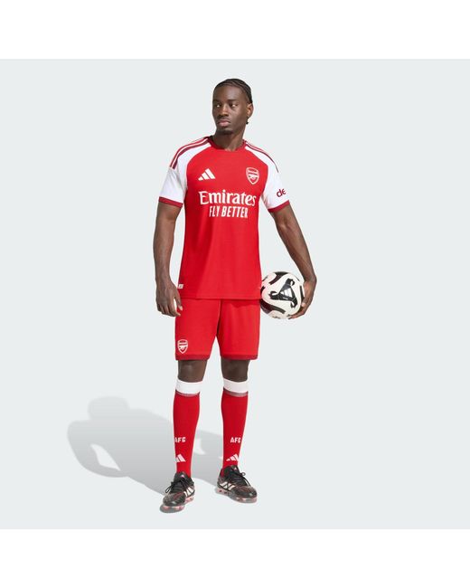 Adidas Red Arsenal Fc 26/27 Home Authentic Shorts for men