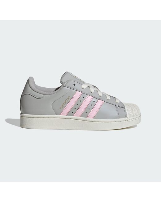 Adidas Gray Superstar Shoes