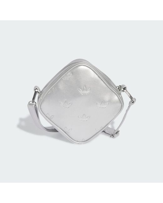 Adidas White Adicolor Diamond Shaped Bag
