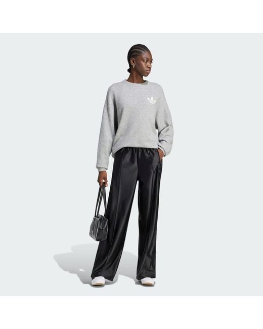 Adidas Gray Originals Athl Dept Knitted Sweatshirt
