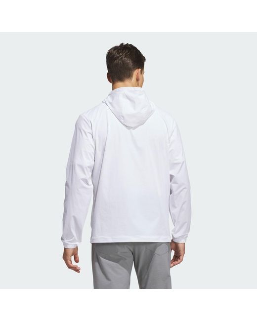 Adidas White Ultimate365+ Clima365 Course Control Anorak for men