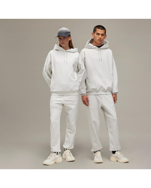Adidas Gray Y-3 Brushed Terry Track Joggers