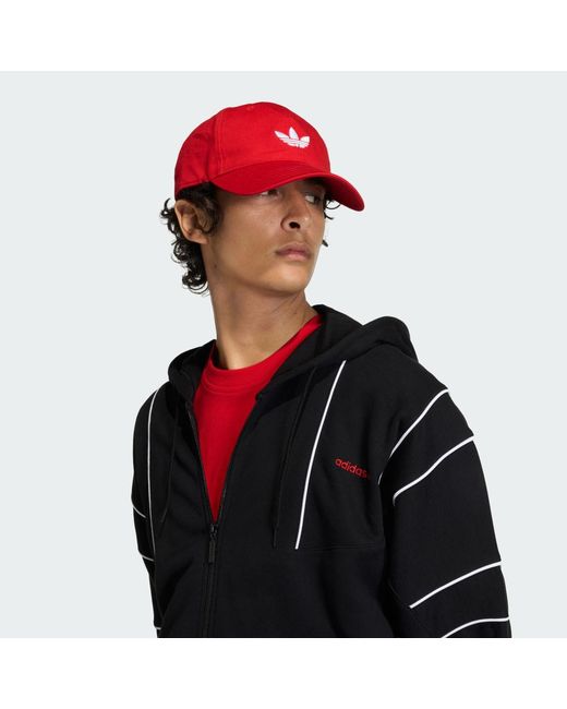 Sudadera Con Capucha Cutline Adidas de hombre de color Black