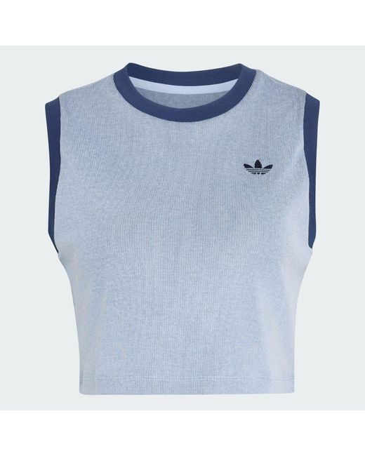 Adidas Blue Heather Tank Top