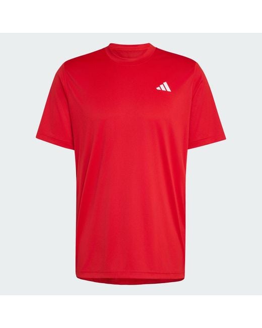 Adidas Red Club Tennis Climacool T-Shirt for men