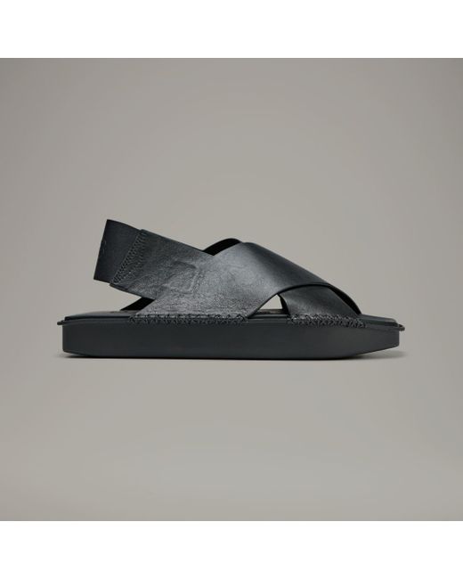 Adidas Black Y-3 Sandals