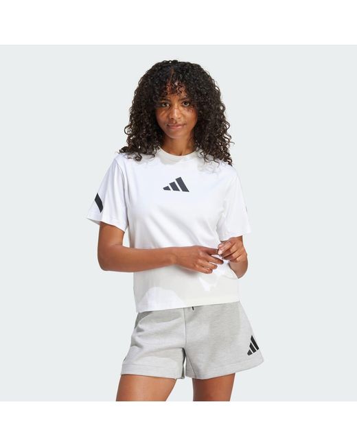Adidas White Z.N.E. Tee