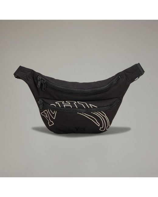 Adidas Black Y-3 Morphed Crossbody Bag