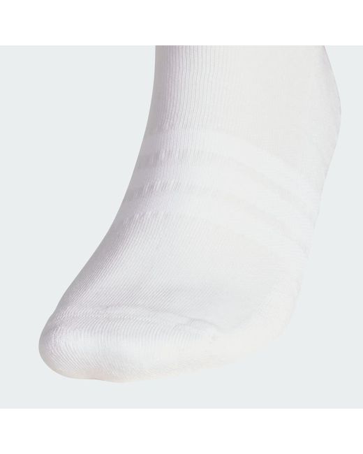 Adidas White Performance 3 Pack Crew Socks