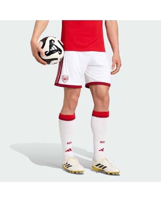 Adidas Red Arsenal Fc 26/27 Home Shorts for men