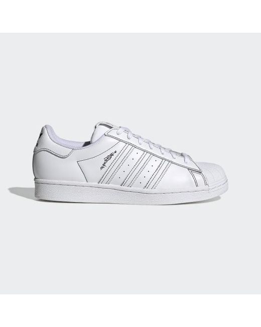 adidas Canvas Disney Sneakerella Superstar Shoes in White for Men | Lyst