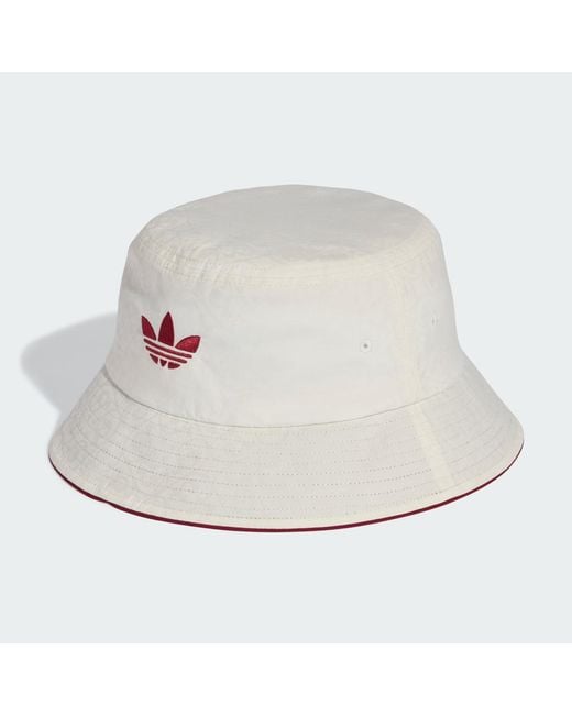 Adidas White Spain 26 Bucket Hat