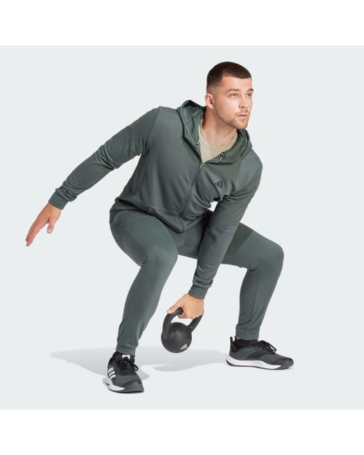 Adidas Gray Pump Workout Joggers for men