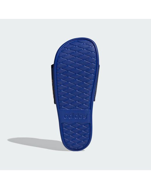 Adidas Blue Adilette Comfort Sandals