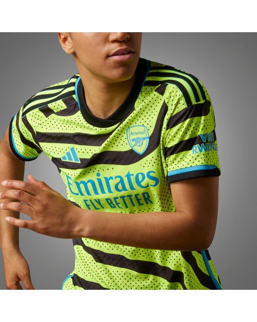 Adidas Green Arsenal 23/24 Away Authentic Jersey