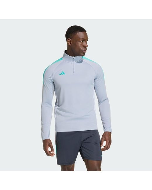Adidas Blue Tiro 26 Essentials Training Top for men
