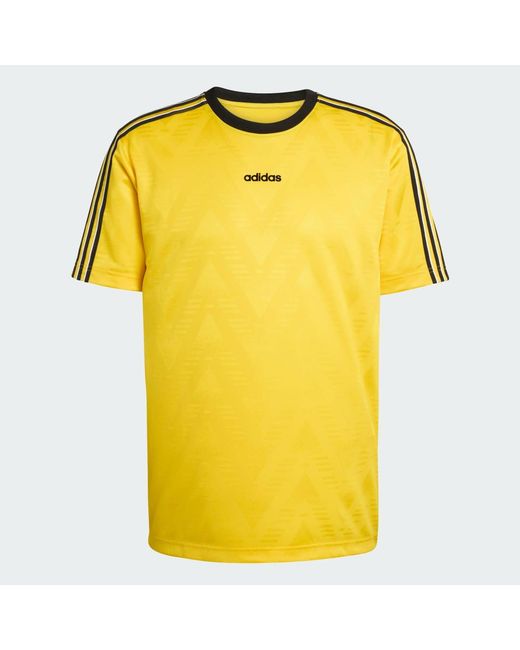 Adidas Yellow Jacquard Jersey for men
