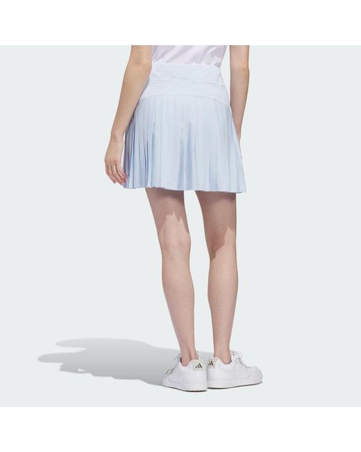 Adidas White Ultimate365 Tour Pleated Skirt