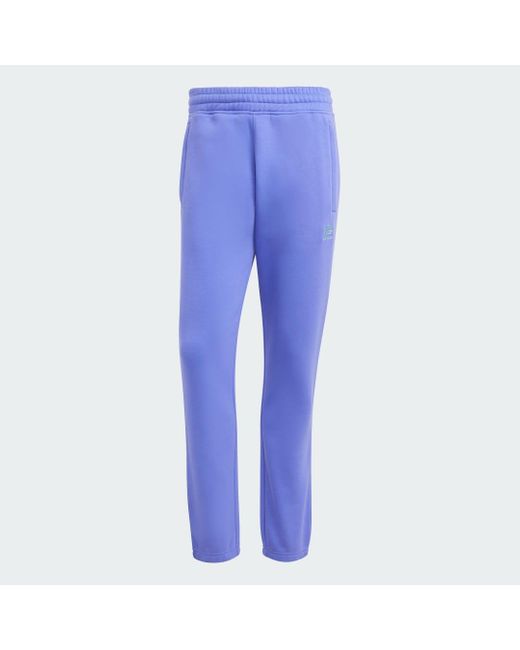 Pantaloni Trefoil Essentials di Adidas in Blue da Uomo