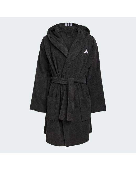 Albornoz Con Capucha Adidas de color Black