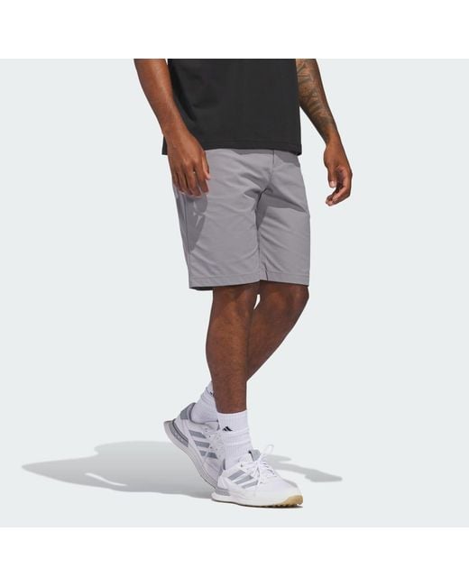 Adidas Gray Ultimate365 5-Pocket Golf Shorts for men