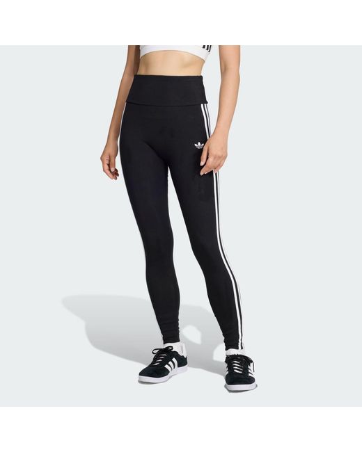 Adidas Black 3-Stripes Leggings
