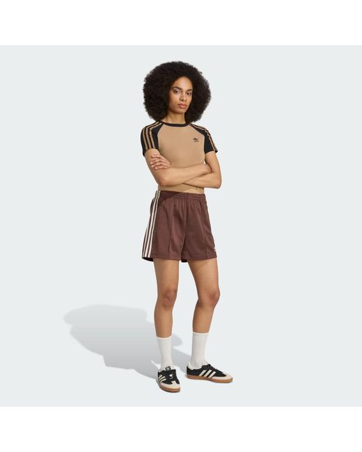 Adidas Brown Firebird Shorts