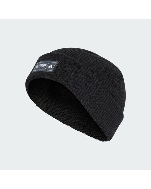 Adidas Black Essentials Cuffed Beanie
