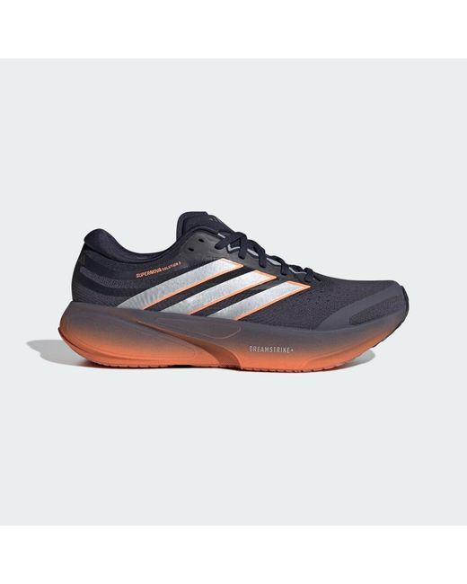 Adidas Blue Supernova Solution 3 Running Shoes for men