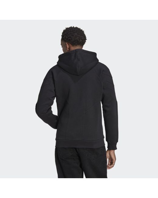 Adidas Black Rekive Full-zip Hoodie for men
