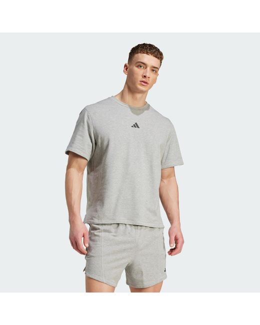 Adidas Gray D4T X Tee for men