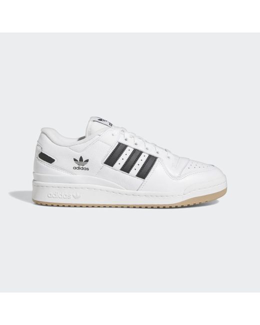 Adidas White Forum 84 Low Adv Shoes