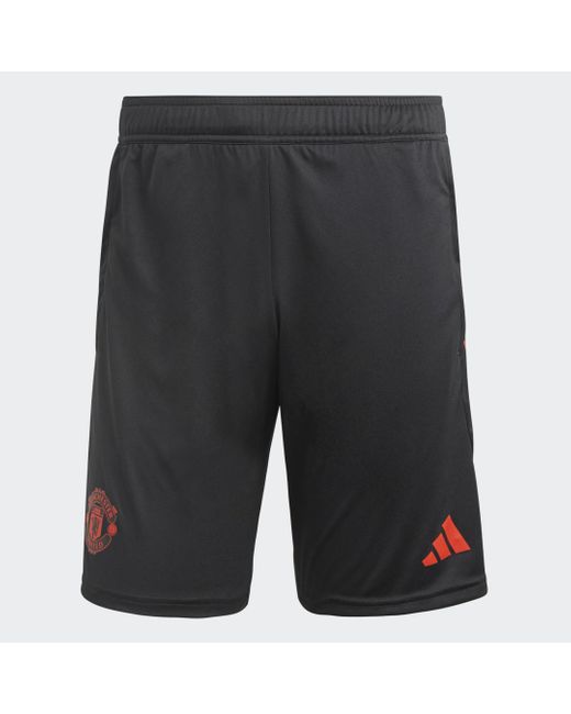 Adidas Black Manchester United Tiro 23 Training Shorts for men