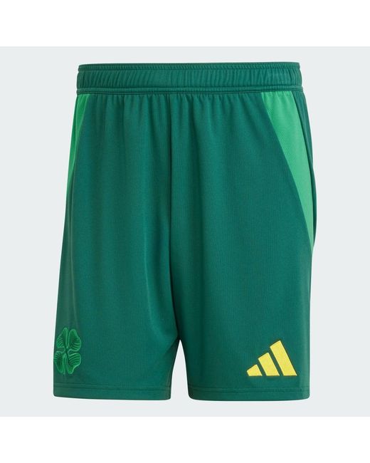 Adidas Originals Green Celtic Fc 24/25 Away Shorts for men