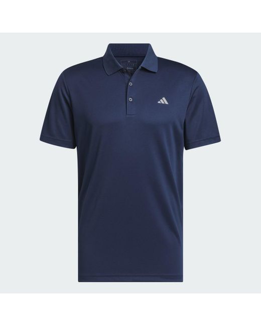 Adidas Blue Adi Performance Polo Shirt for men