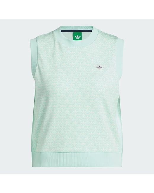 Adidas Blue Originals All Over Vest