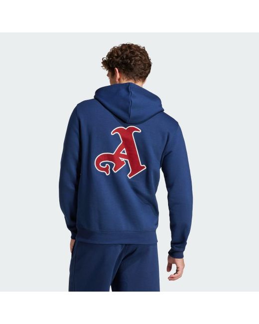 Sudadera Con Capucha Arsenal Vrct Adidas de hombre de color Blue