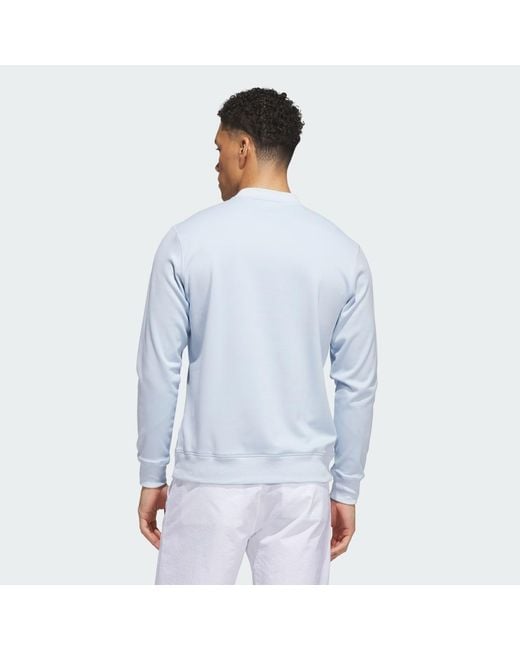 Adidas Blue Ultimate365 Climawarm Crewneck Sweatshirt for men