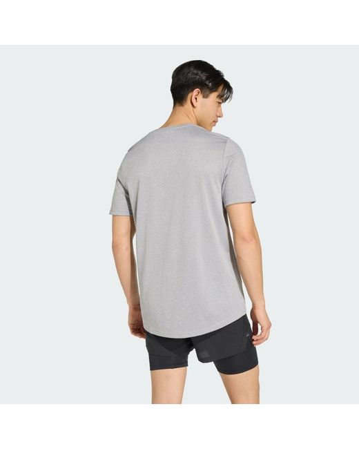 Adidas Gray Pregame T-Shirt for men