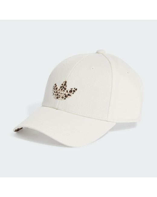 Adidas White Leopard Cap