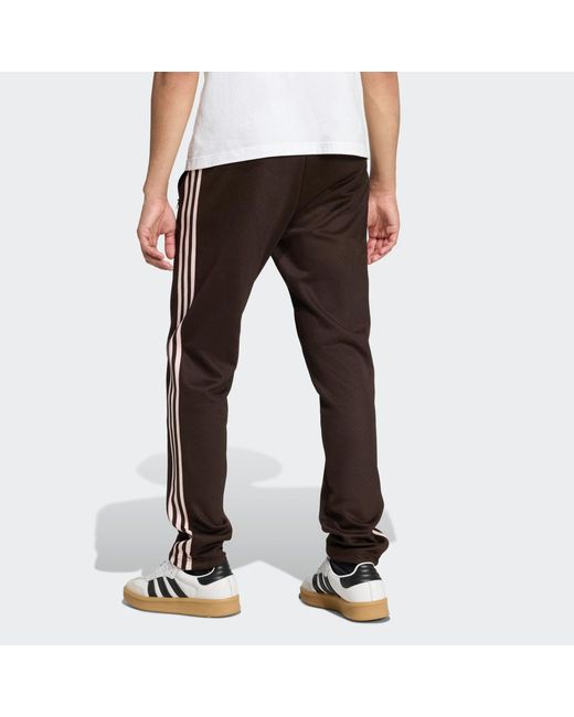 Adidas Brown Classic Track Pants for men