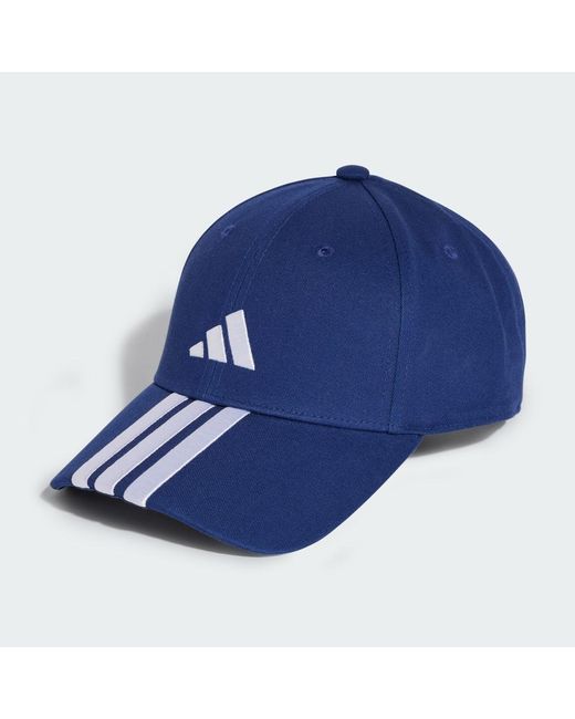 Adidas Blue 3-Stripes New Logo Baseball Cap