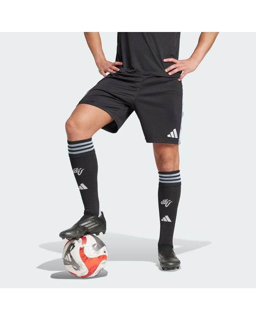 Adidas Blue Aston Villa Fc 25/26 Away Shorts for men