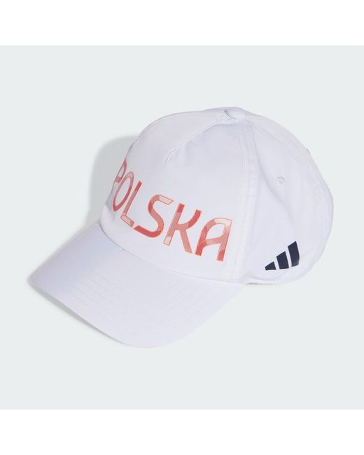 Adidas Originals White Poland Tech Cap