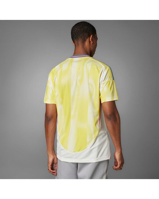 Adidas Yellow Juventus 24/25 Away Jersey for men