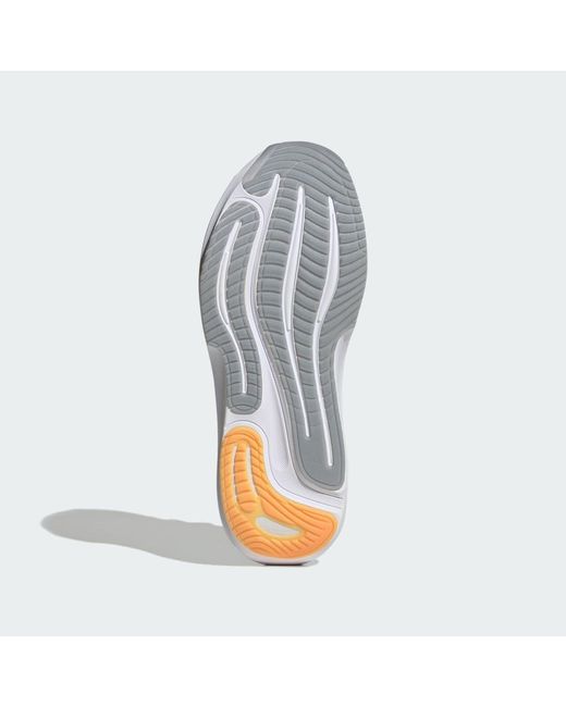 Adidas White Supernova Rise 3 Adaptive Running Shoes for men
