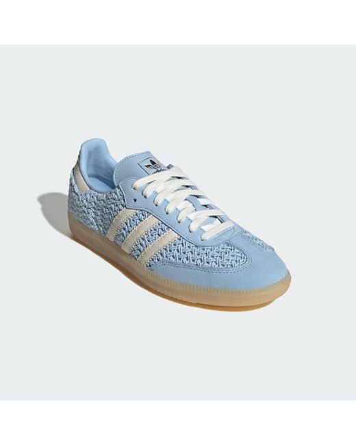 Adidas Blue Samba Og Shoes