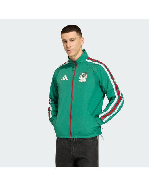 Adidas Green Mexico Home Anthem Jacket for men