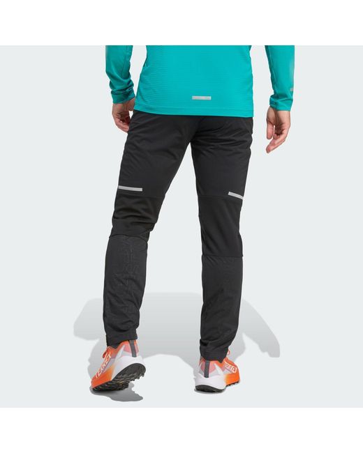 Adidas Blue Terrex Xperior Cross-Country Ski Softshell Joggers for men