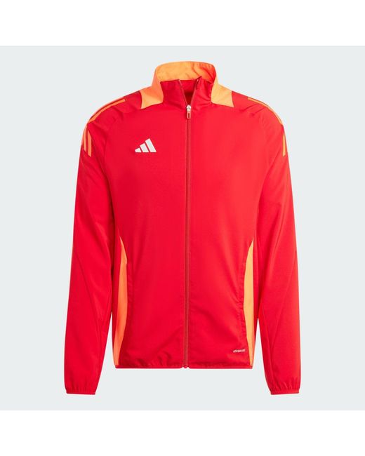 Adidas Red Tiro 24 Competition Presentation Track Top for men